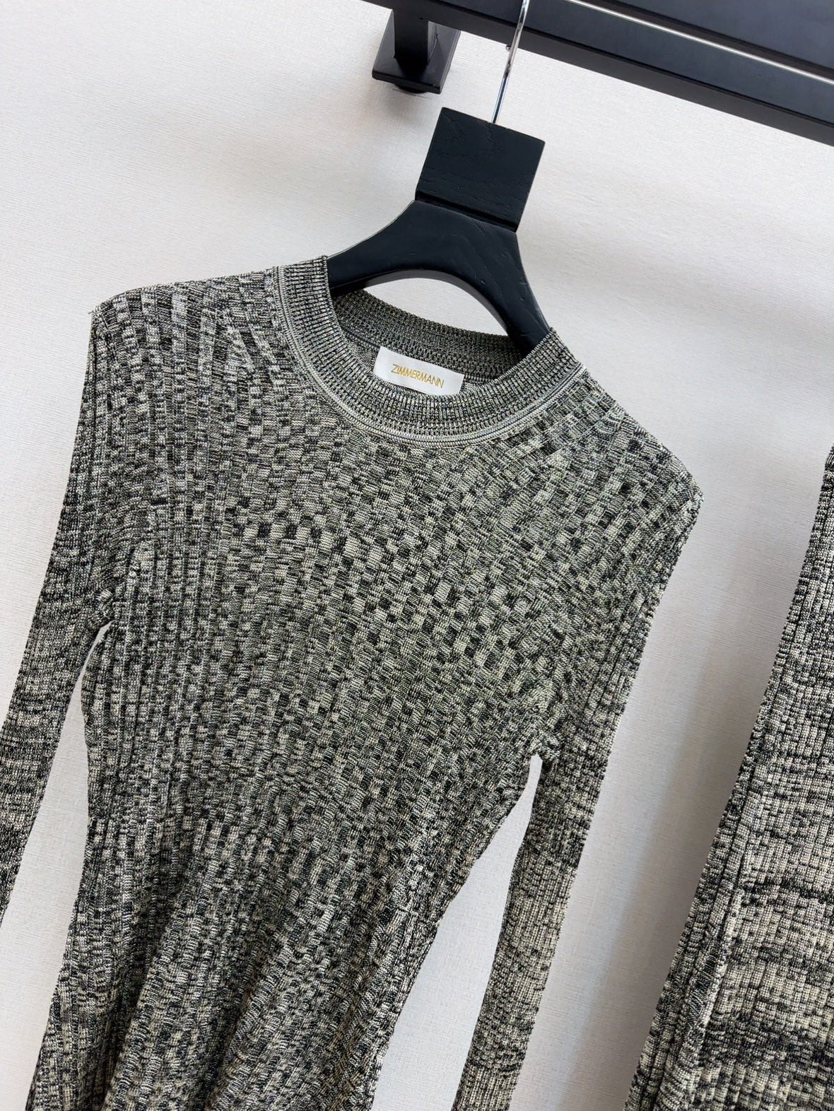 Zimm 25fw knitted shirt