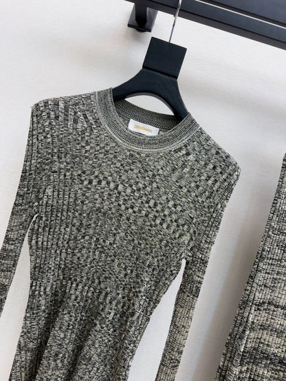 Zimm 25fw knitted shirt