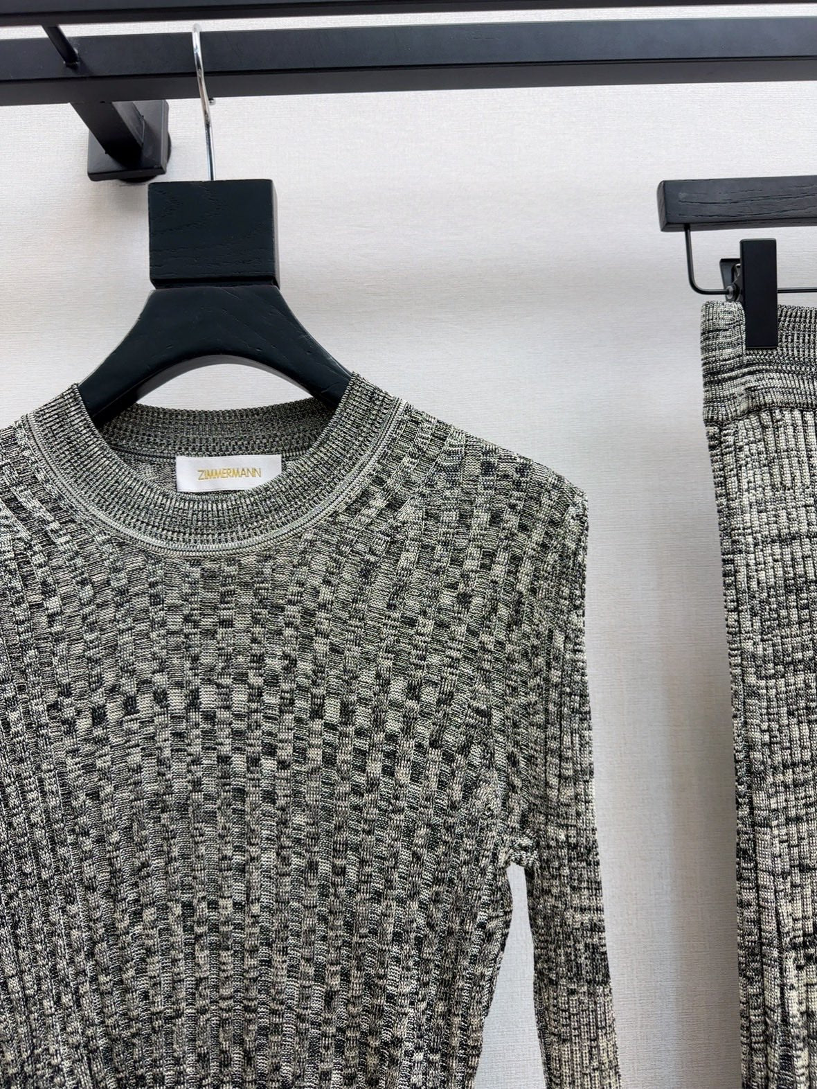 Zimm 25fw knitted shirt