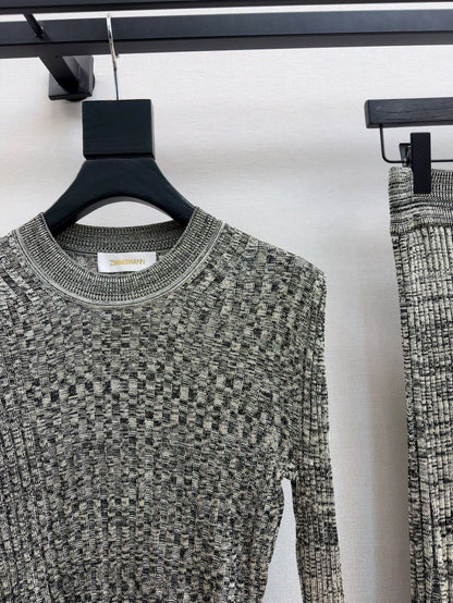 Zimm 25fw knitted shirt