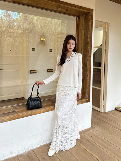 Valen 25fw embroidered shirt