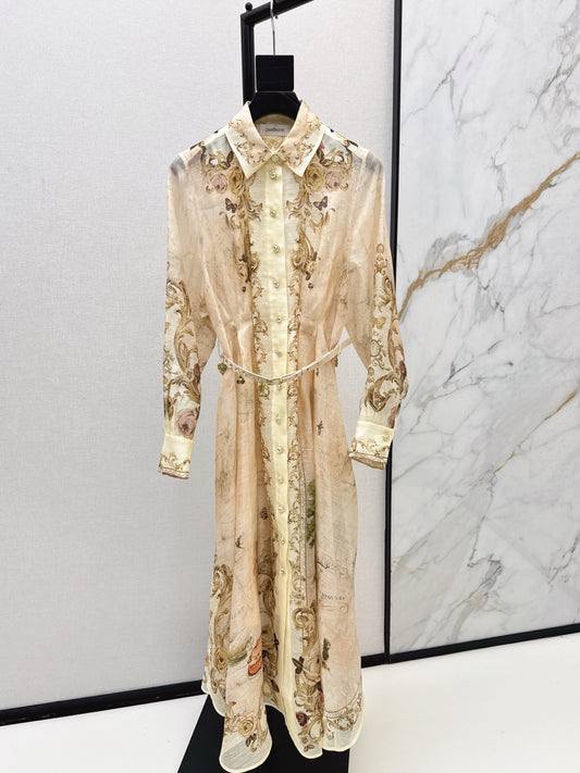 Zimm 25fw printed dress