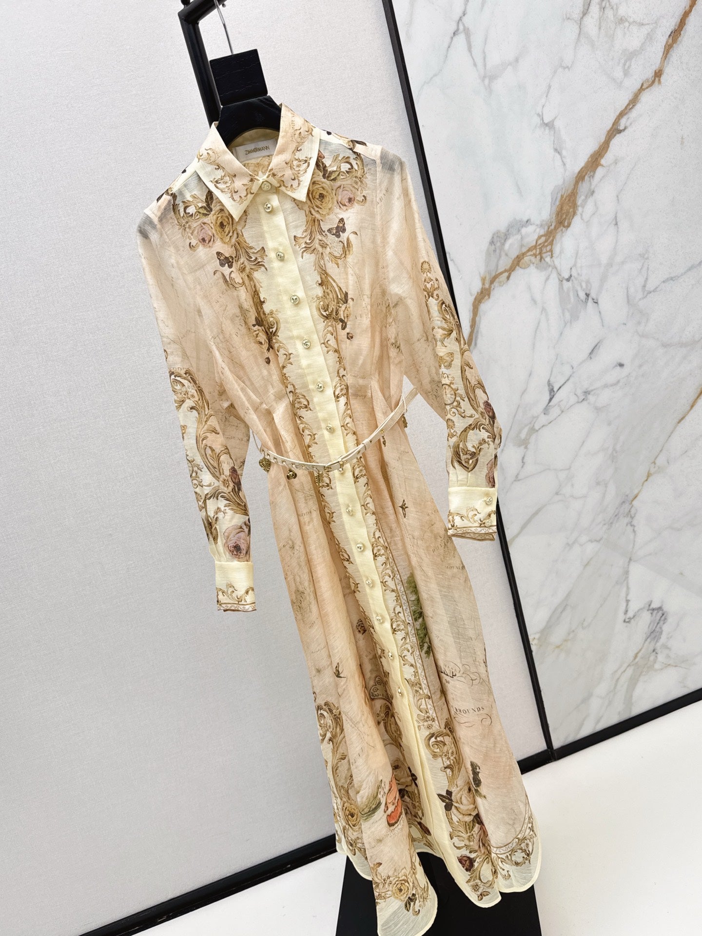 Zimm 25fw printed dress