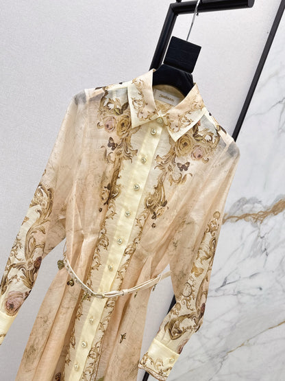 Zimm 25fw printed dress