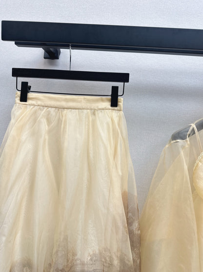 Zimm 25fw silk skirt