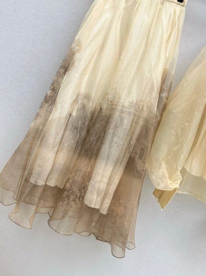 Zimm 25fw silk skirt