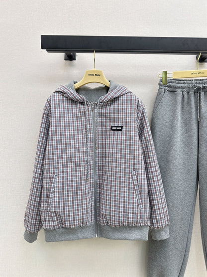 Miu 25fw reversible tracksuit