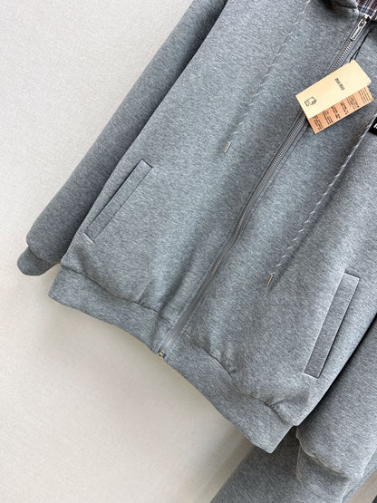 Miu 25fw reversible tracksuit
