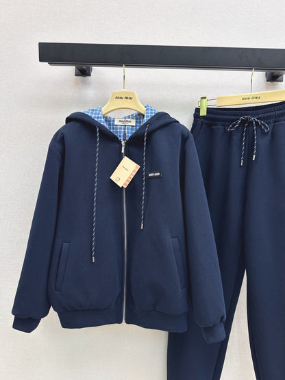 Miu 25fw reversible tracksuit