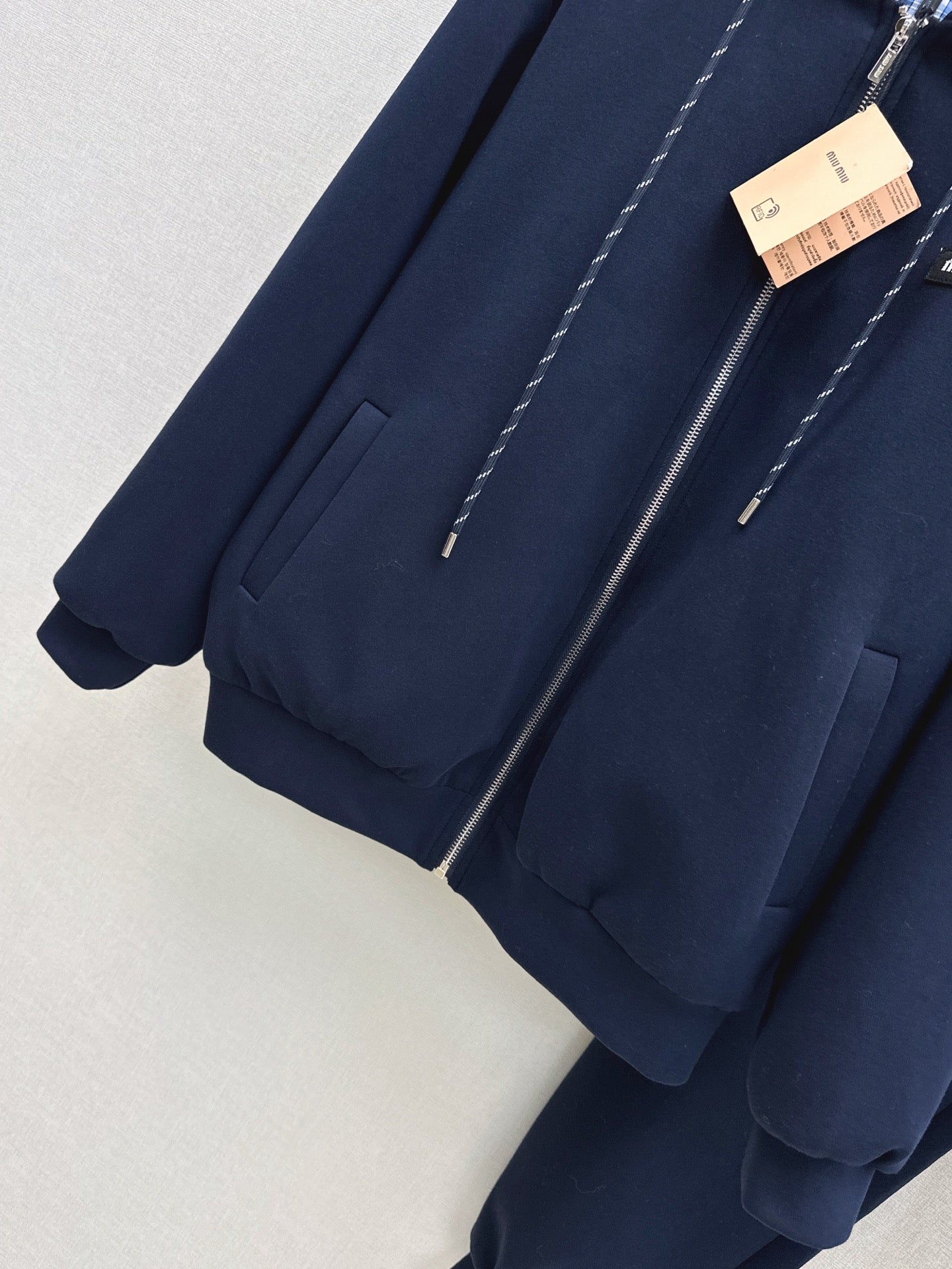 Miu 25fw reversible tracksuit