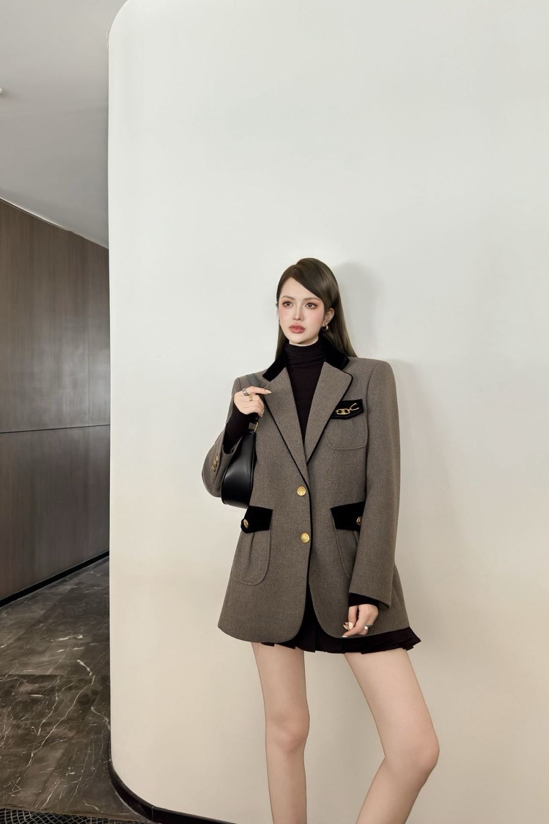 Celi 25fw woolen blazer