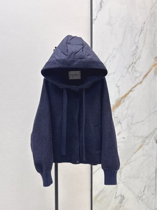 Max 25fw patchwork down jacket