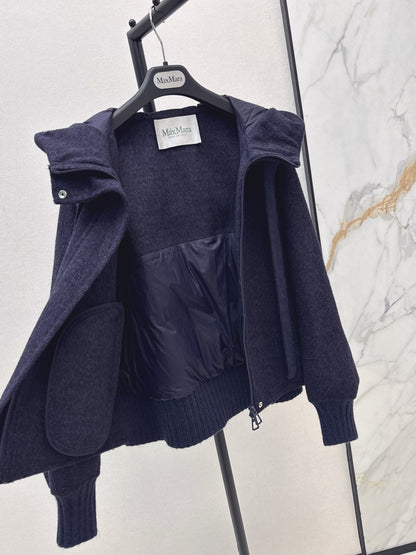 Max 25fw patchwork down jacket