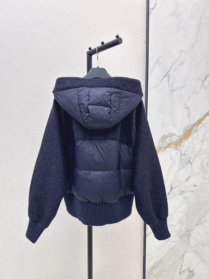 Max 25fw patchwork down jacket
