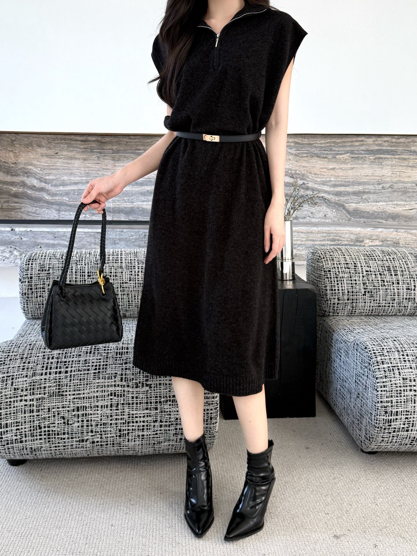 Herm 25fw knitted dress