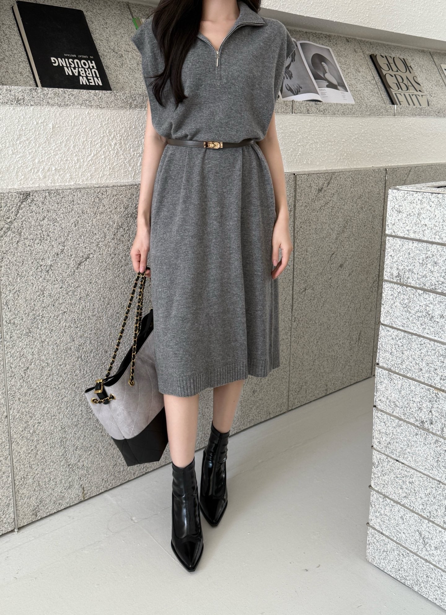 Herm 25fw knitted dress