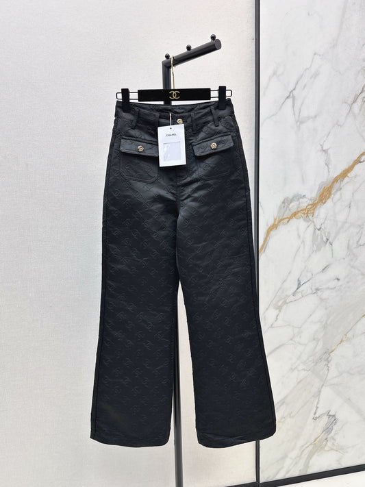 Chan 25fw jacquard pants