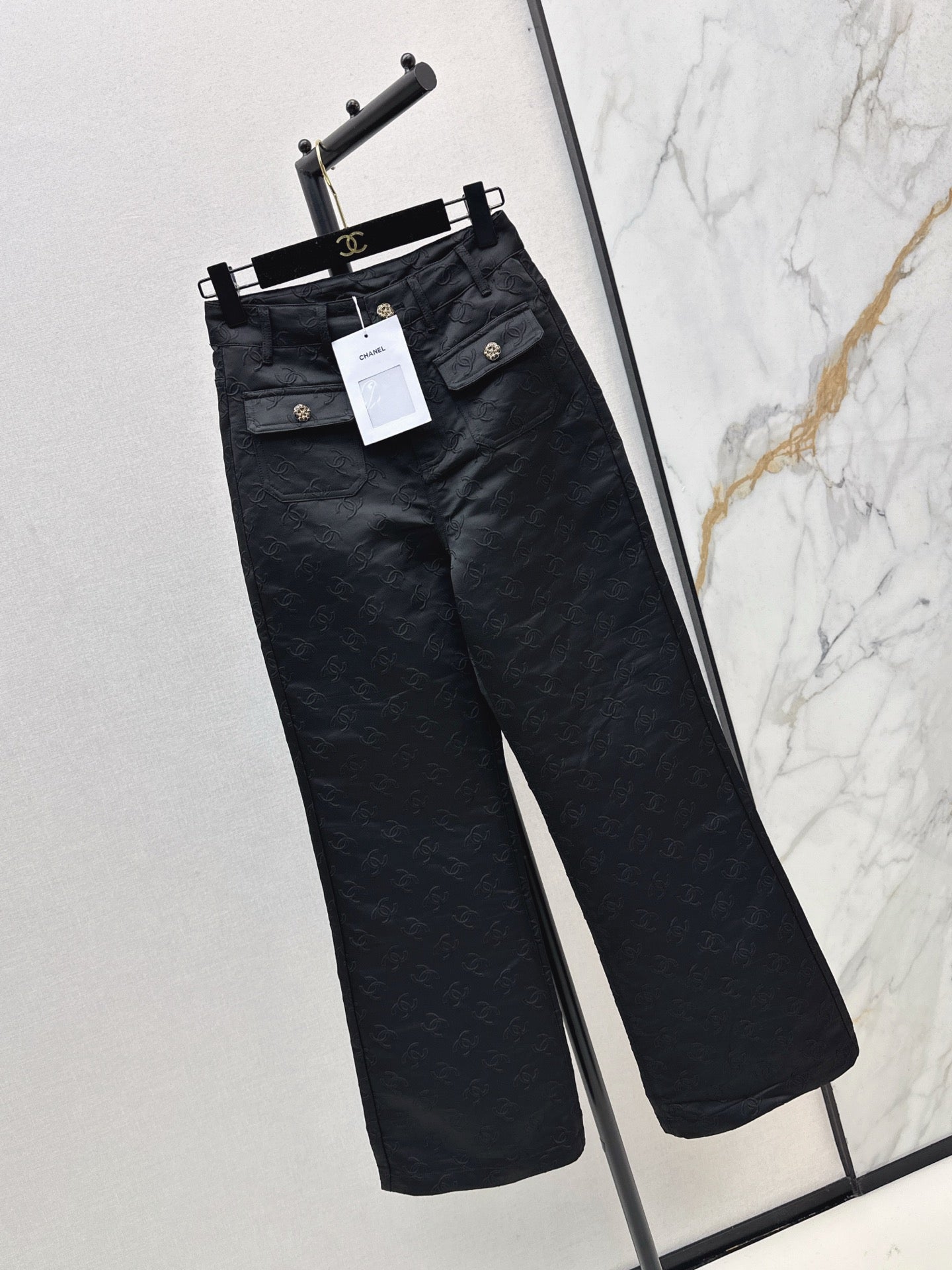Chan 25fw jacquard pants