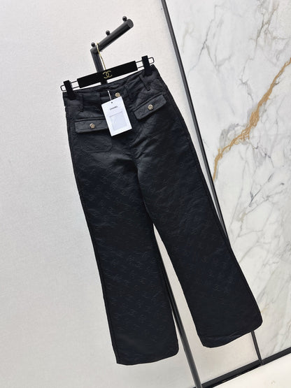 Chan 25fw jacquard pants