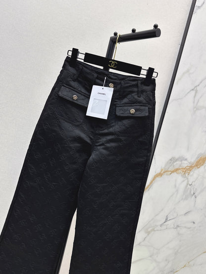 Chan 25fw jacquard pants