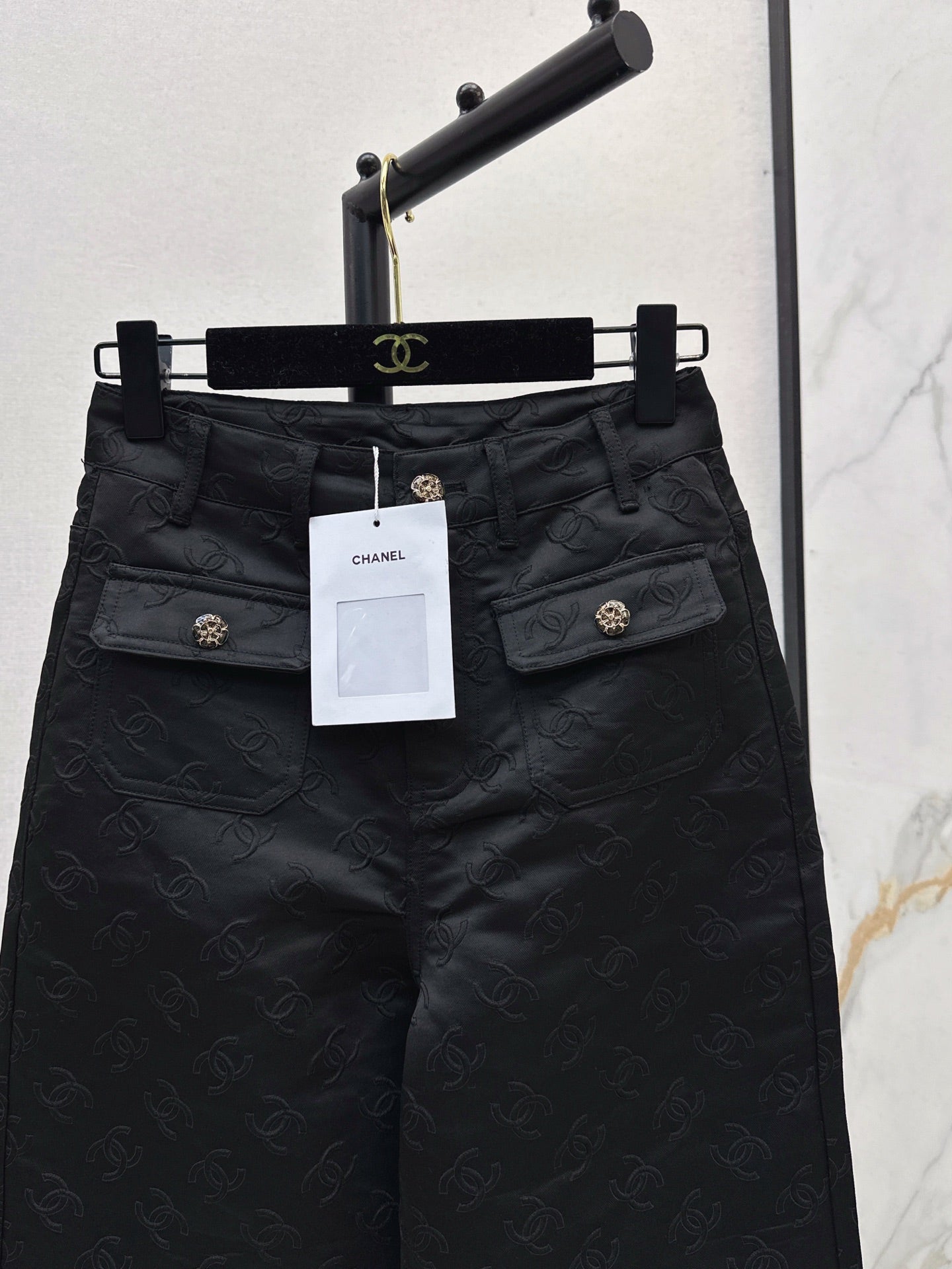 Chan 25fw jacquard pants