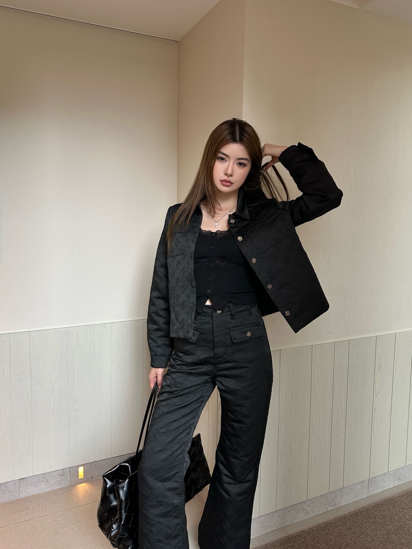 Chan 25fw jacquard jacket