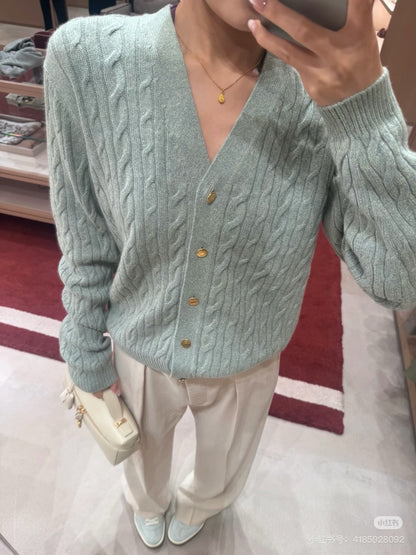 Loro 25fw wool cardigan