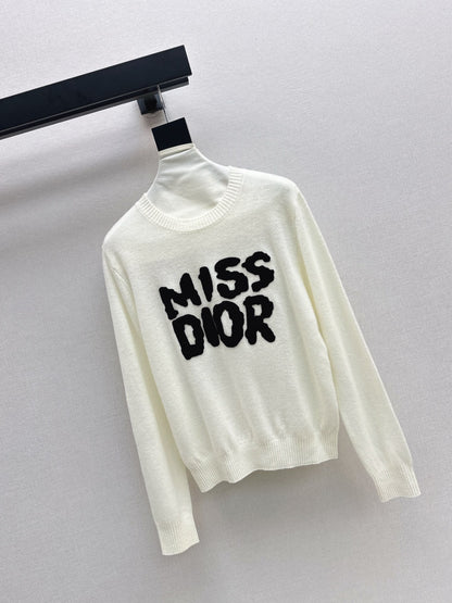 CD 25fw embroidered sweater