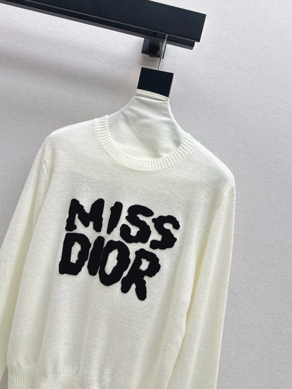 CD 25fw embroidered sweater