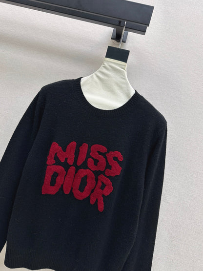 CD 25fw embroidered sweater