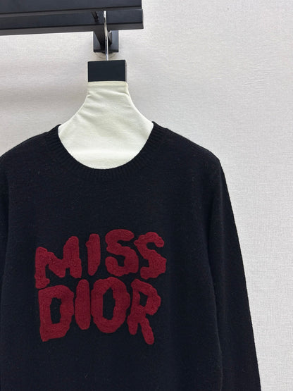 CD 25fw embroidered sweater