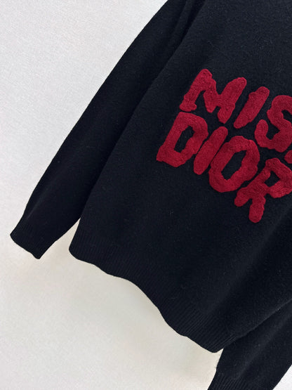 CD 25fw embroidered sweater