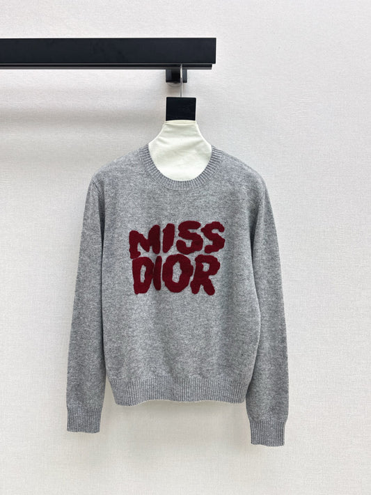 CD 25fw embroidered sweater