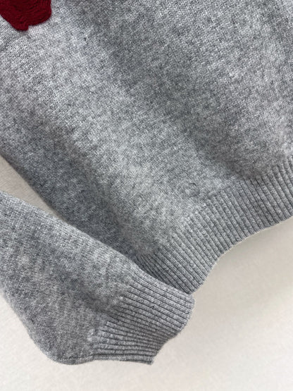 CD 25fw embroidered sweater