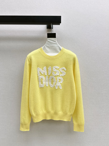 CD 25fw embroidered sweater