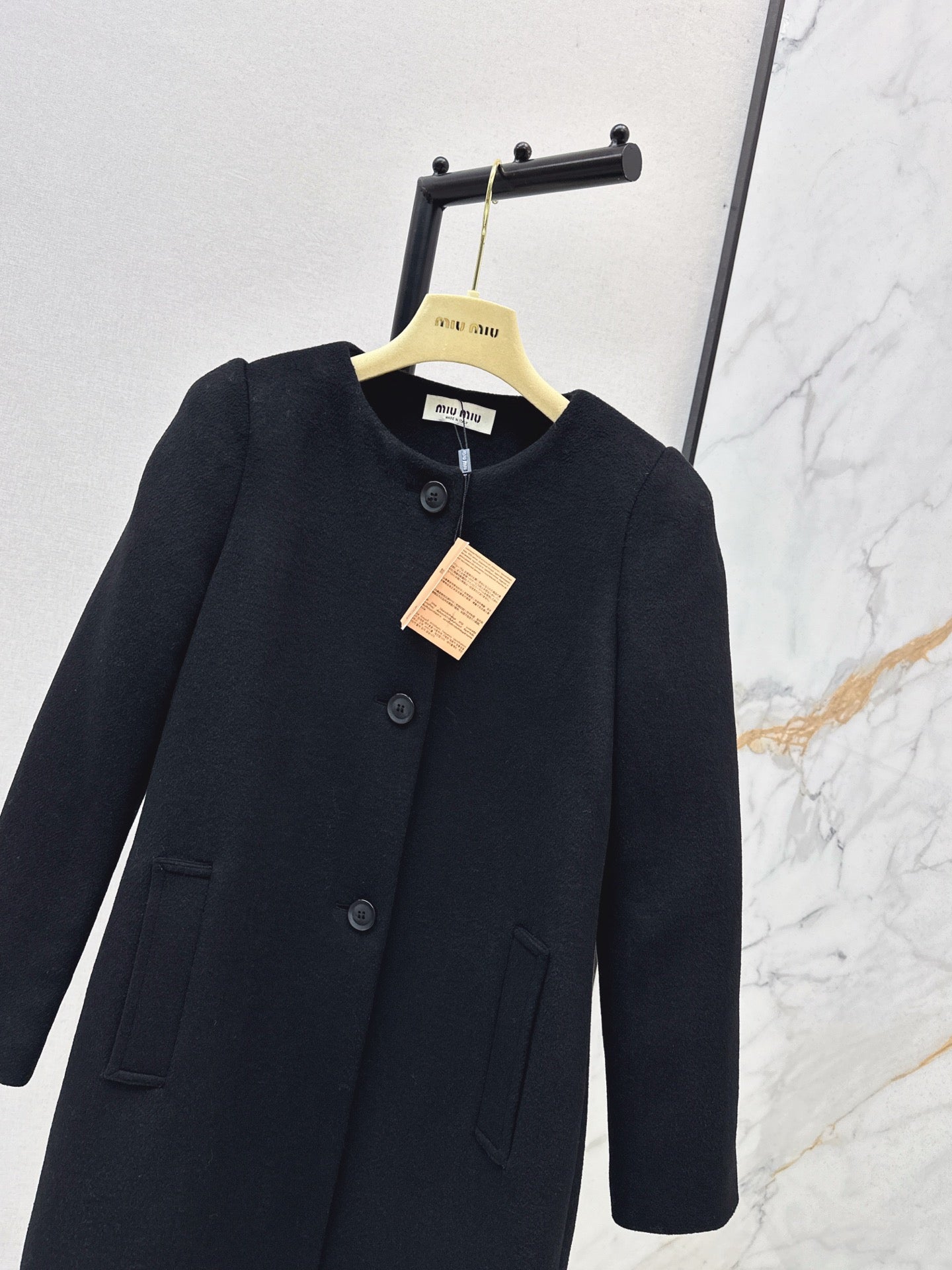 Miu 25fw wool overcoats