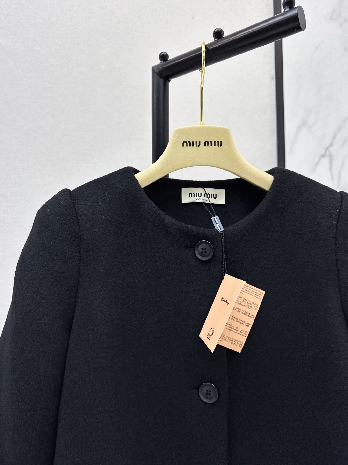 Miu 25fw wool overcoats