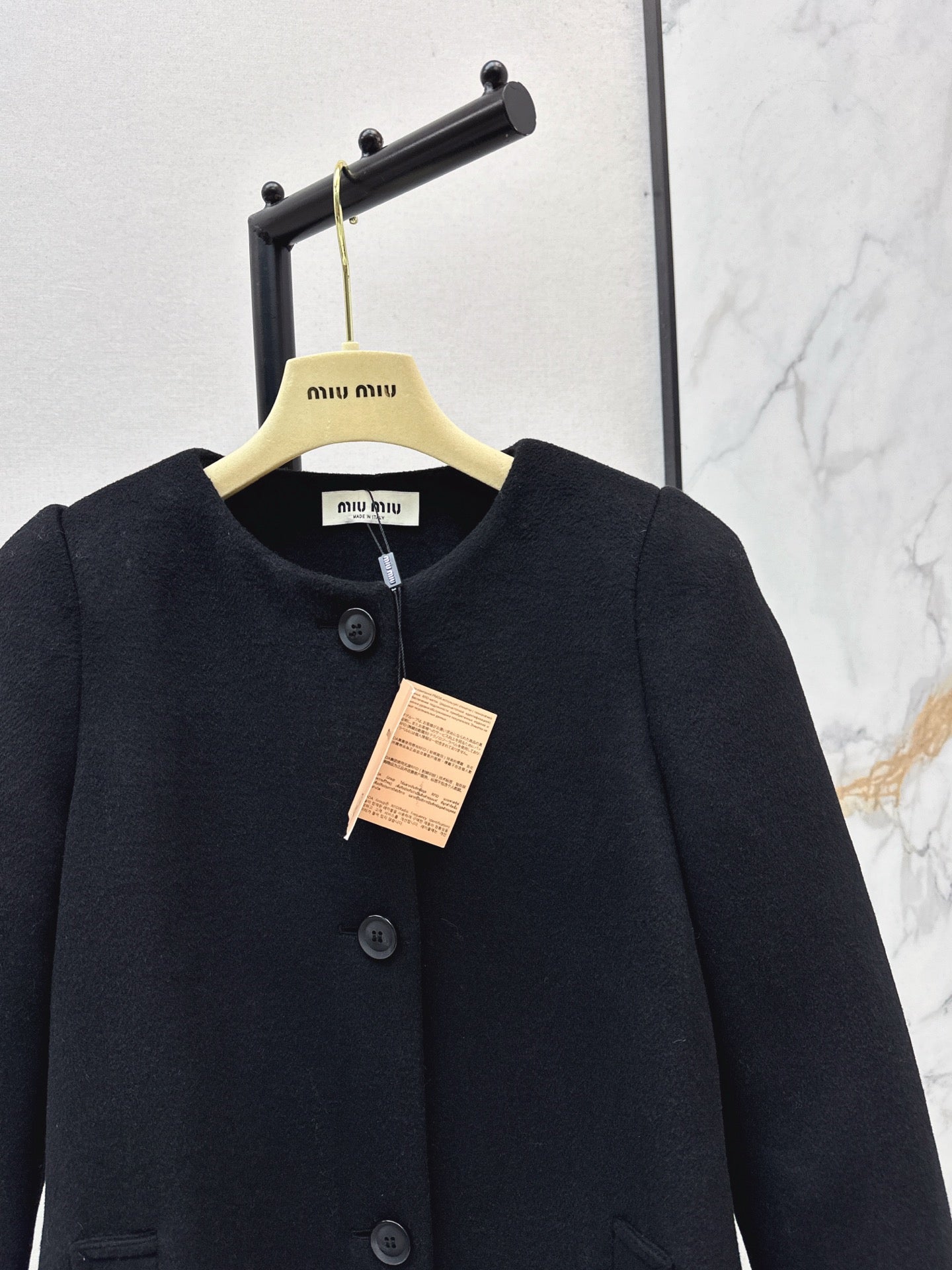Miu 25fw wool overcoats