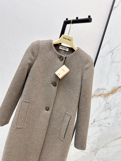 Miu 25fw wool overcoats