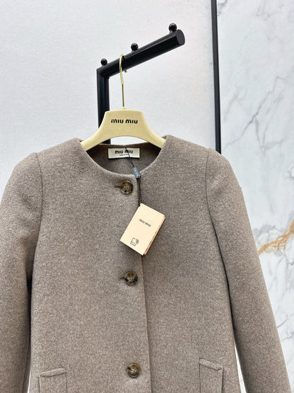 Miu 25fw wool overcoats