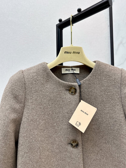 Miu 25fw wool overcoats