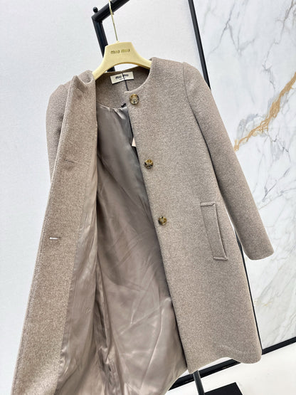 Miu 25fw wool overcoats