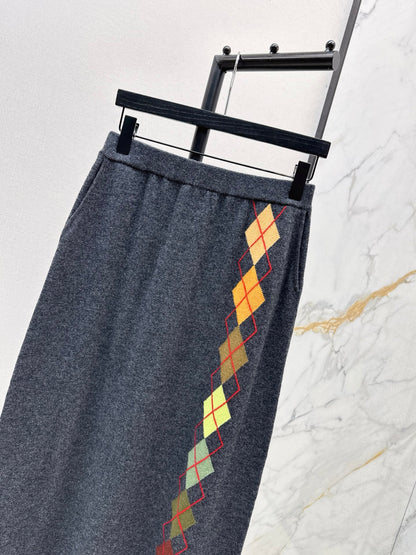 ER 25fw jacquard skirt