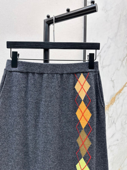 ER 25fw jacquard skirt