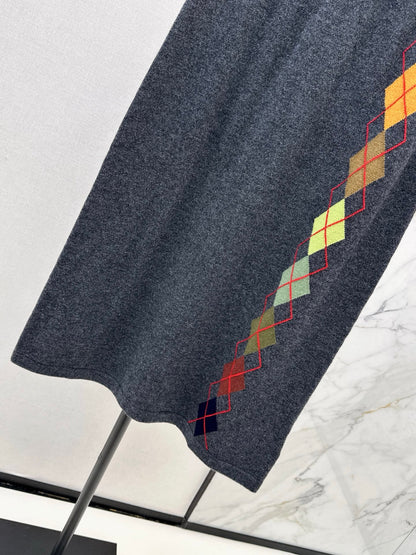 ER 25fw jacquard skirt