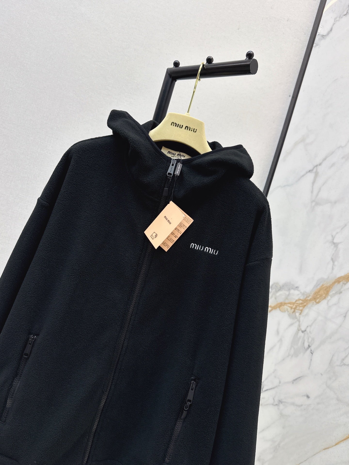 Miu 25fw hooded jacket