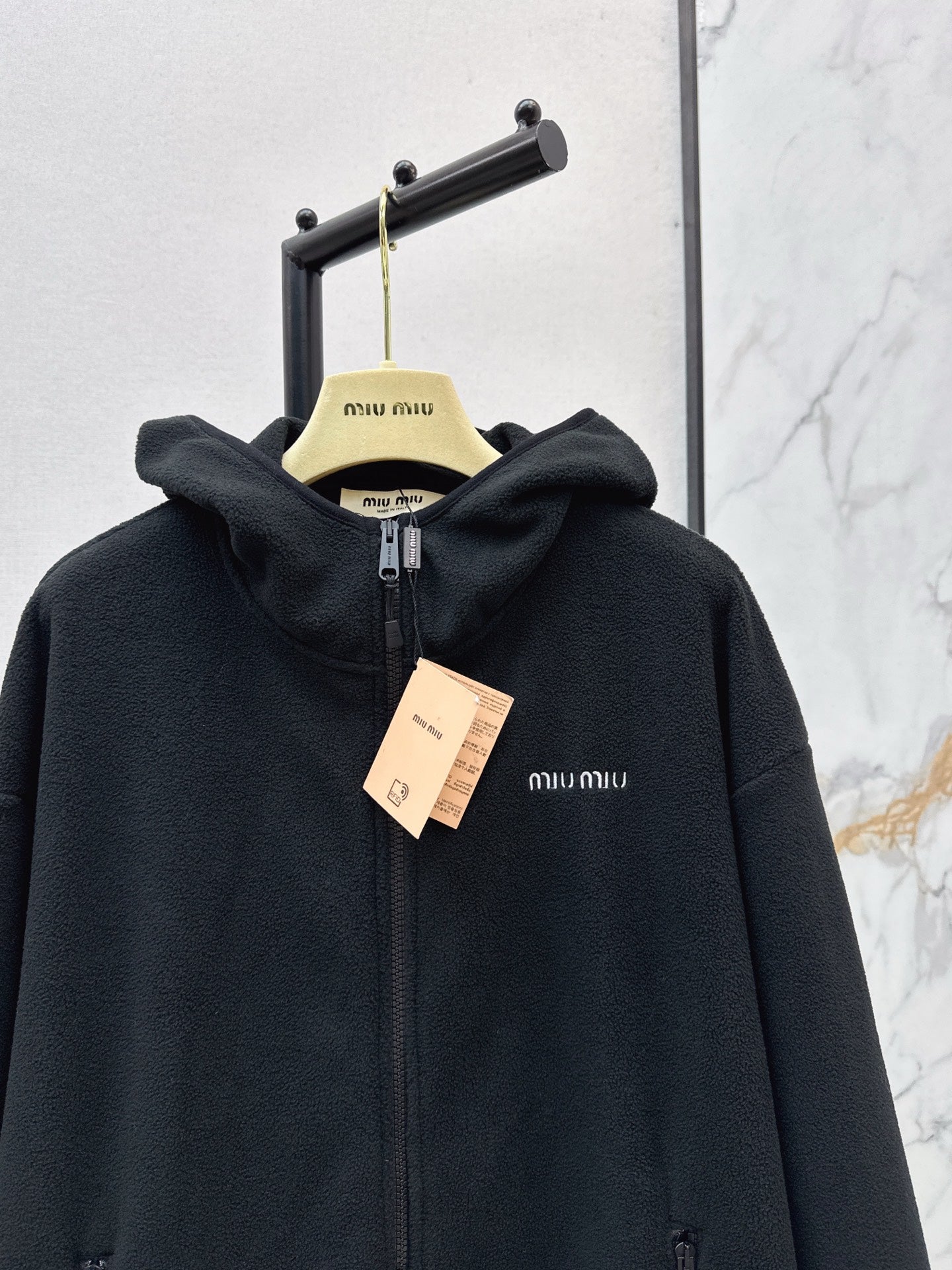 Miu 25fw hooded jacket