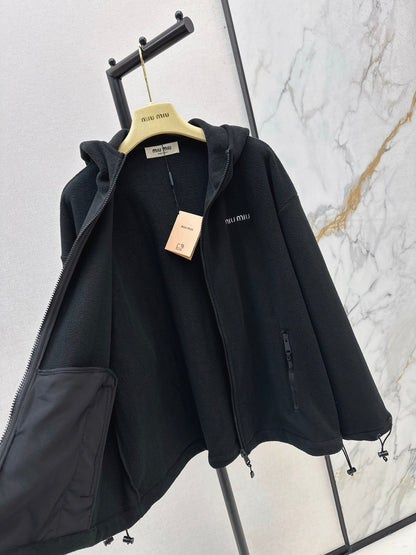 Miu 25fw hooded jacket