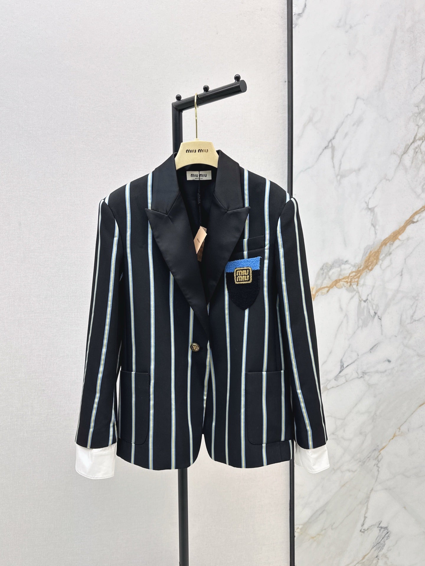 Miu 25fw webbing blazer