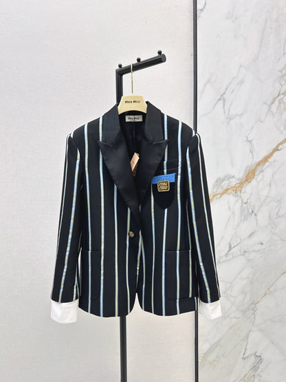 Miu 25fw webbing blazer